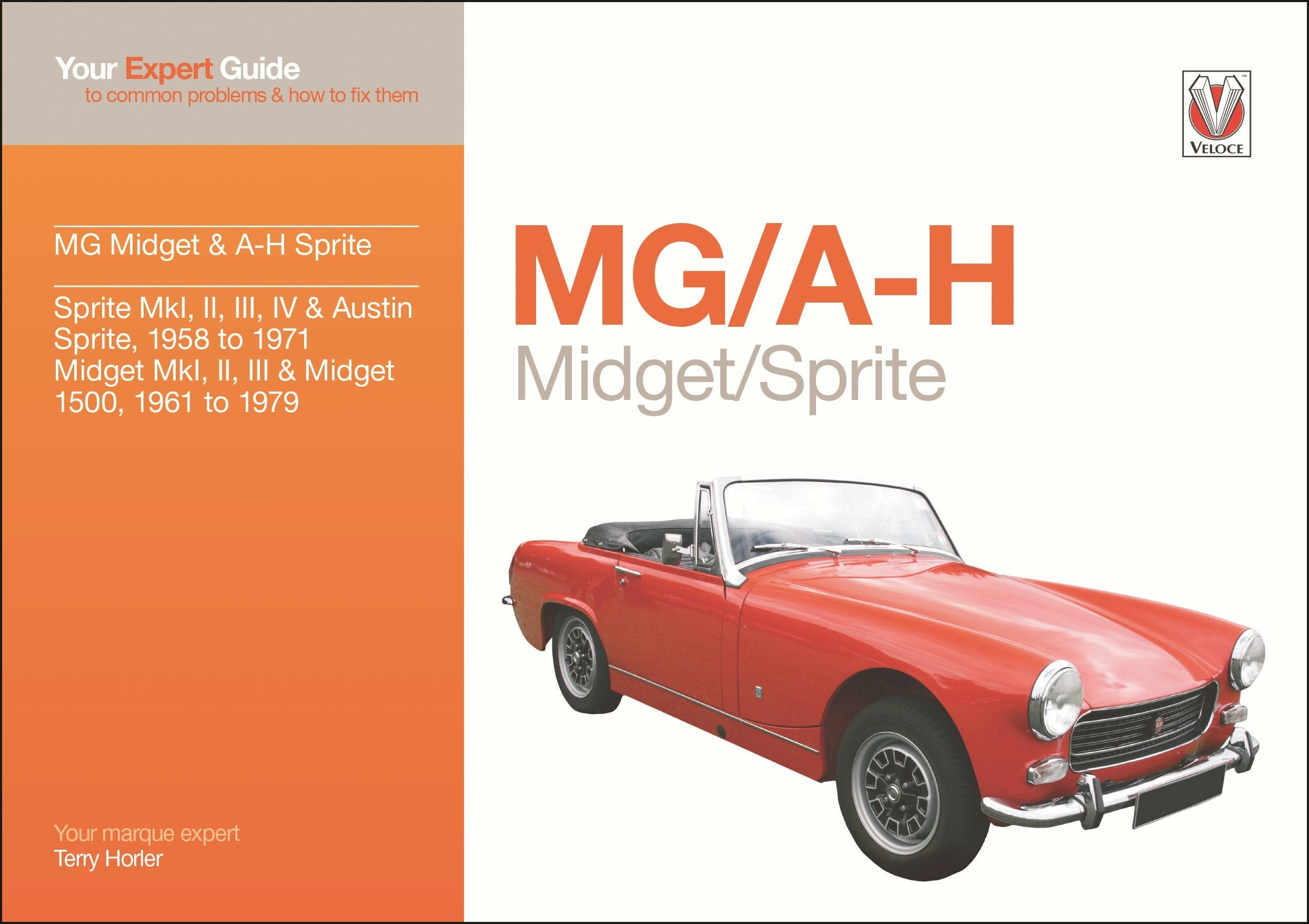 Book cover image for MG Midget & A-H Sprite ISBN: 9781845844028